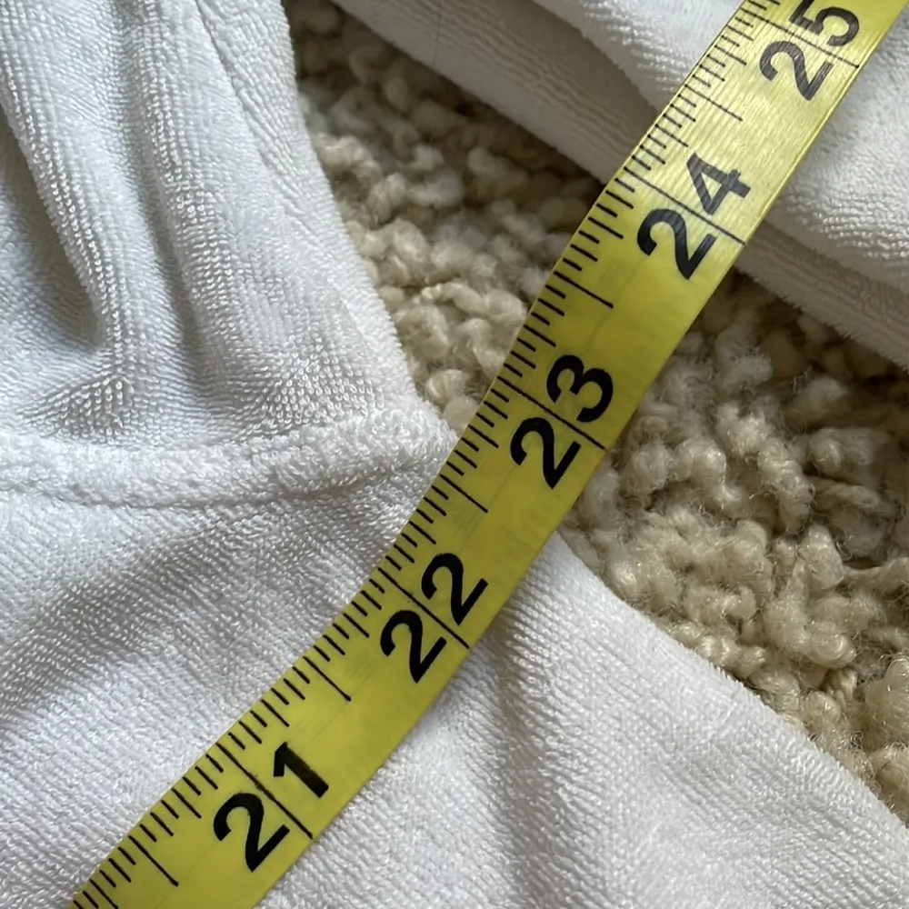 Vince wide sleeve terry cropped hoodie - Image 12