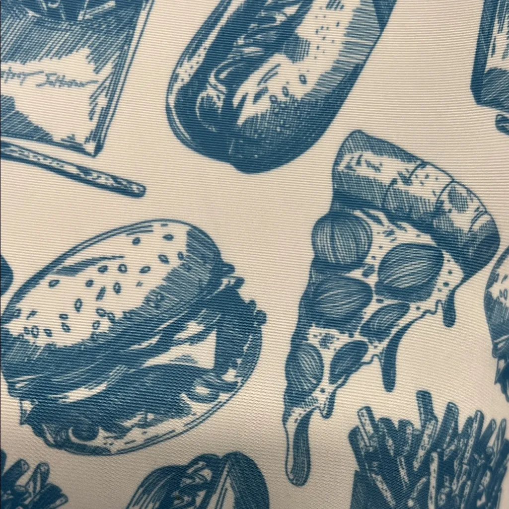 Betsey Johnson | Blue & White Food Lunch Bag - Image 4