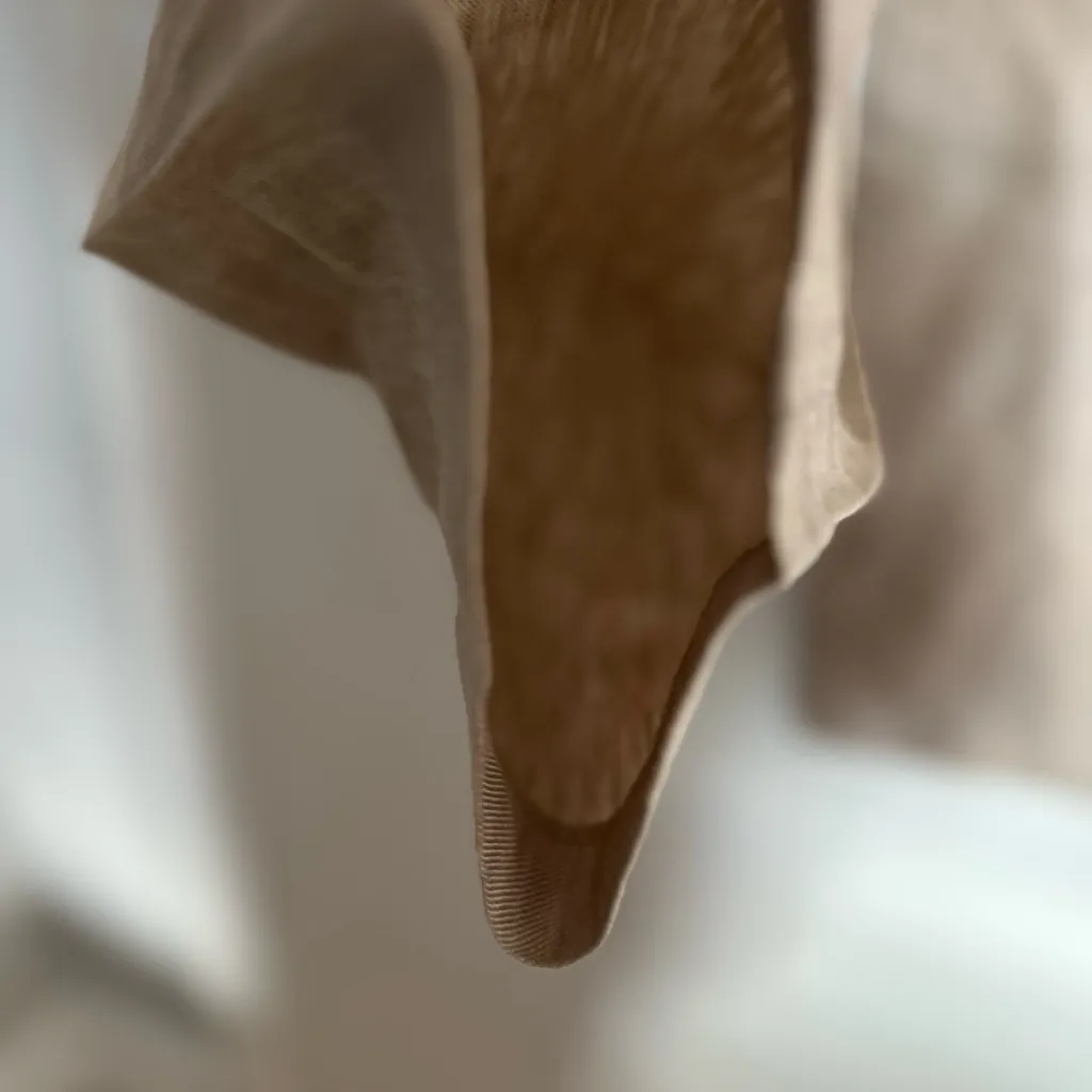 NWOT Jones New York Women’s Sz: 8P Tan Linen Flat Front Wide Leg Wide Hem Pants. - Image 11