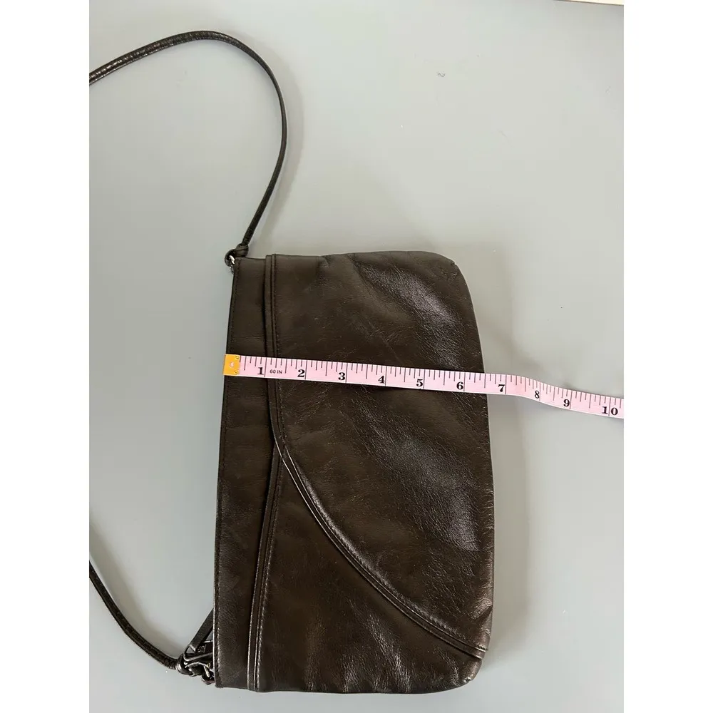 Unbranded womens purse black shoulder strap leather zipper - Image 7