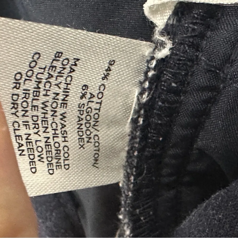 Ann Taylor Loft The Riviera Pant Cropped Marisa Fit Floral Print Size 10 Navy - Image 10