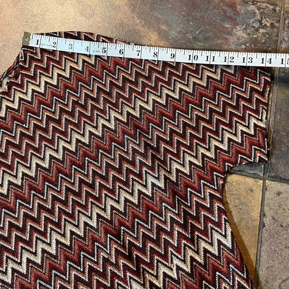 Worthington  Petite Medium Chevron Tie Bottom Blouse - Image 6