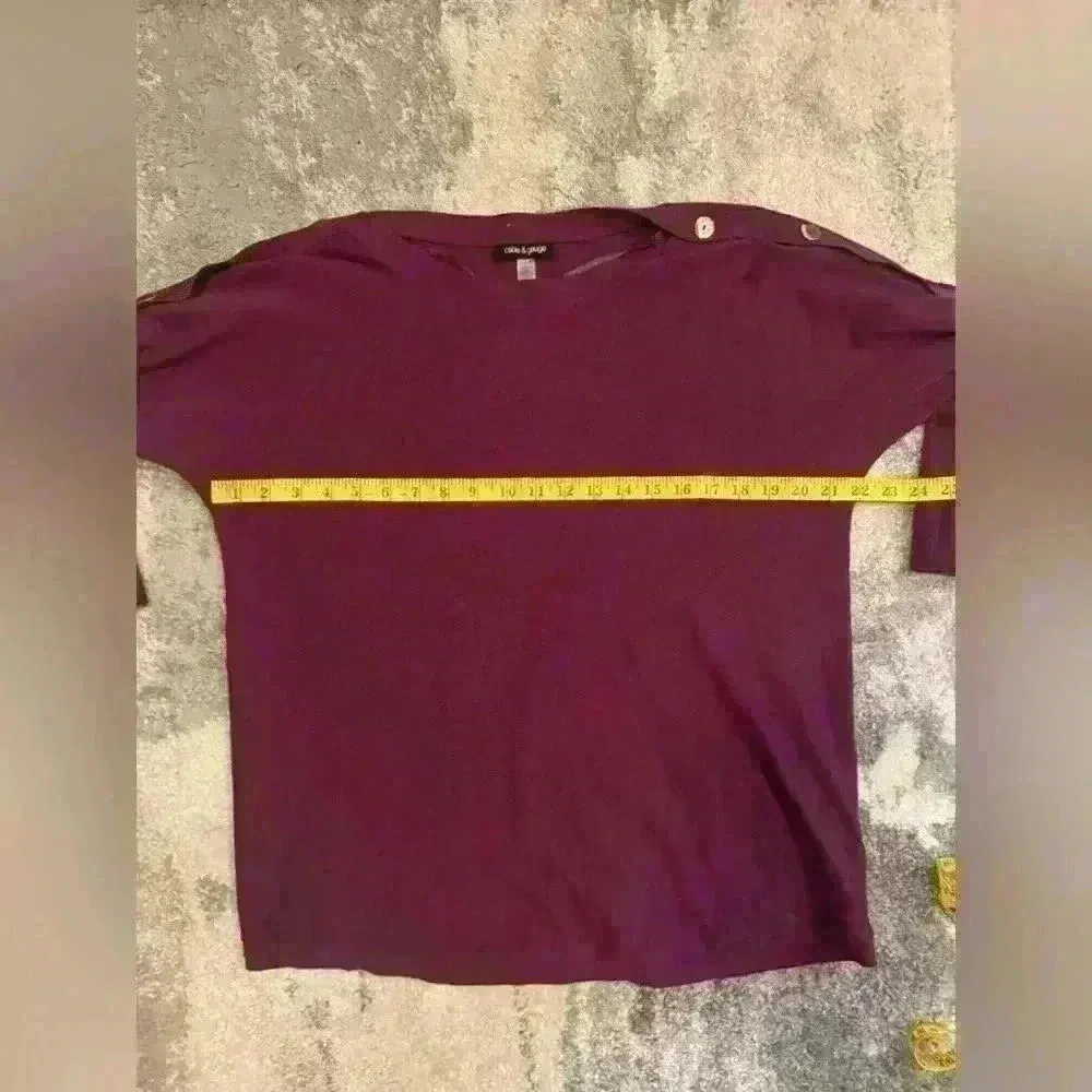 Women’s Purple Cable&Gauge Top - Image 6