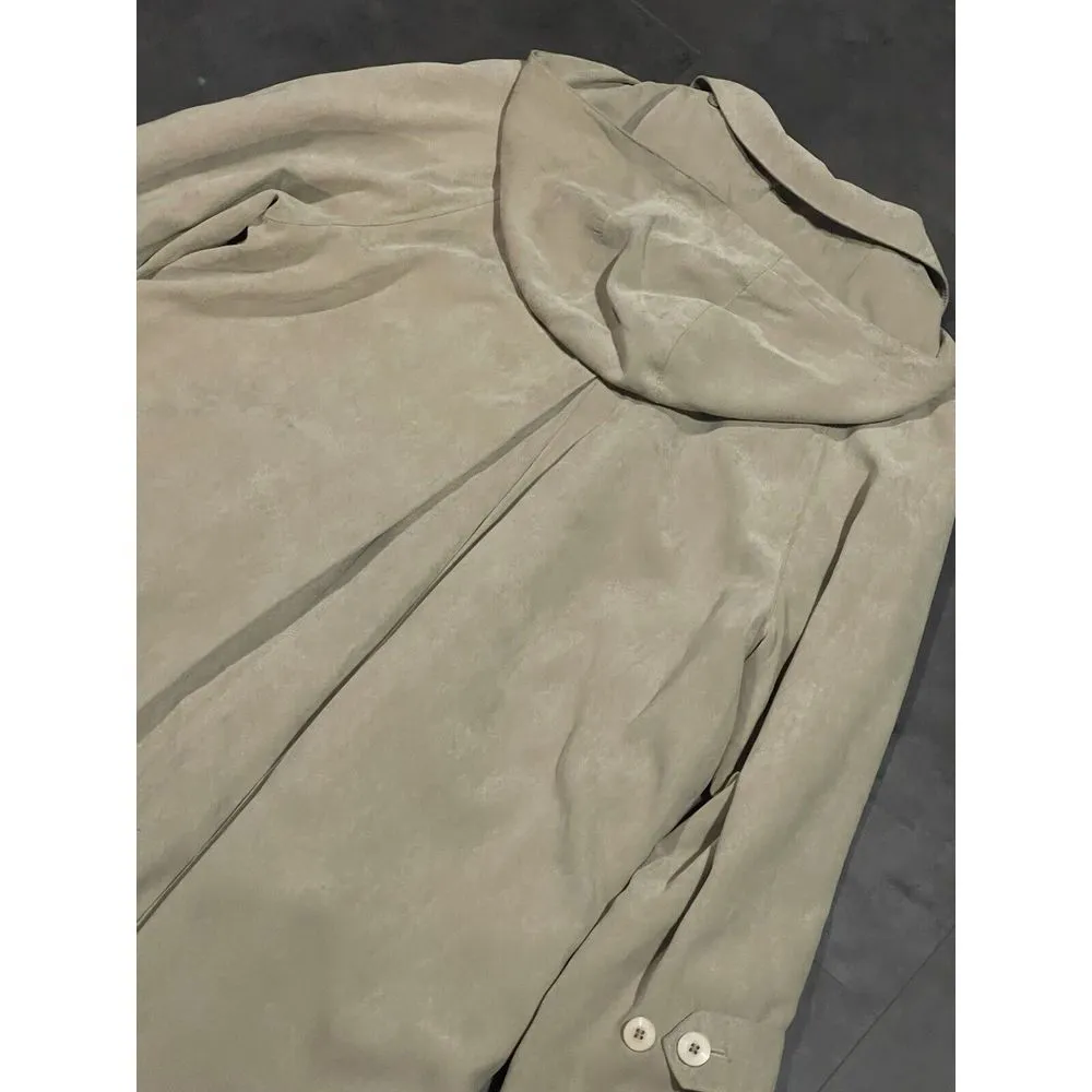 womens london fog Beige Long trench coat‎ Size 8. -200 - Image 7