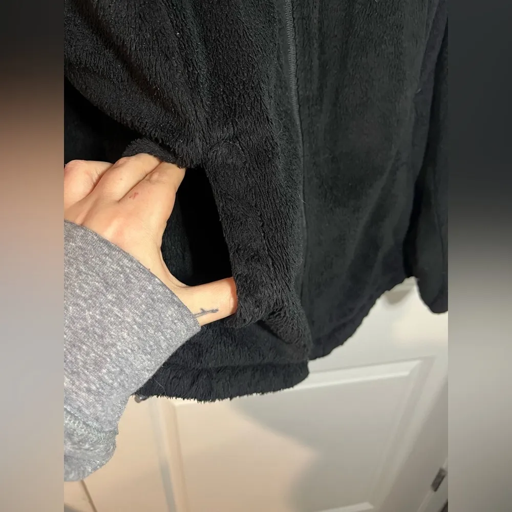 Free Country Insulated Polyester Fur Jacket Zipper Hoodie With Pockets Size XL - Image 9