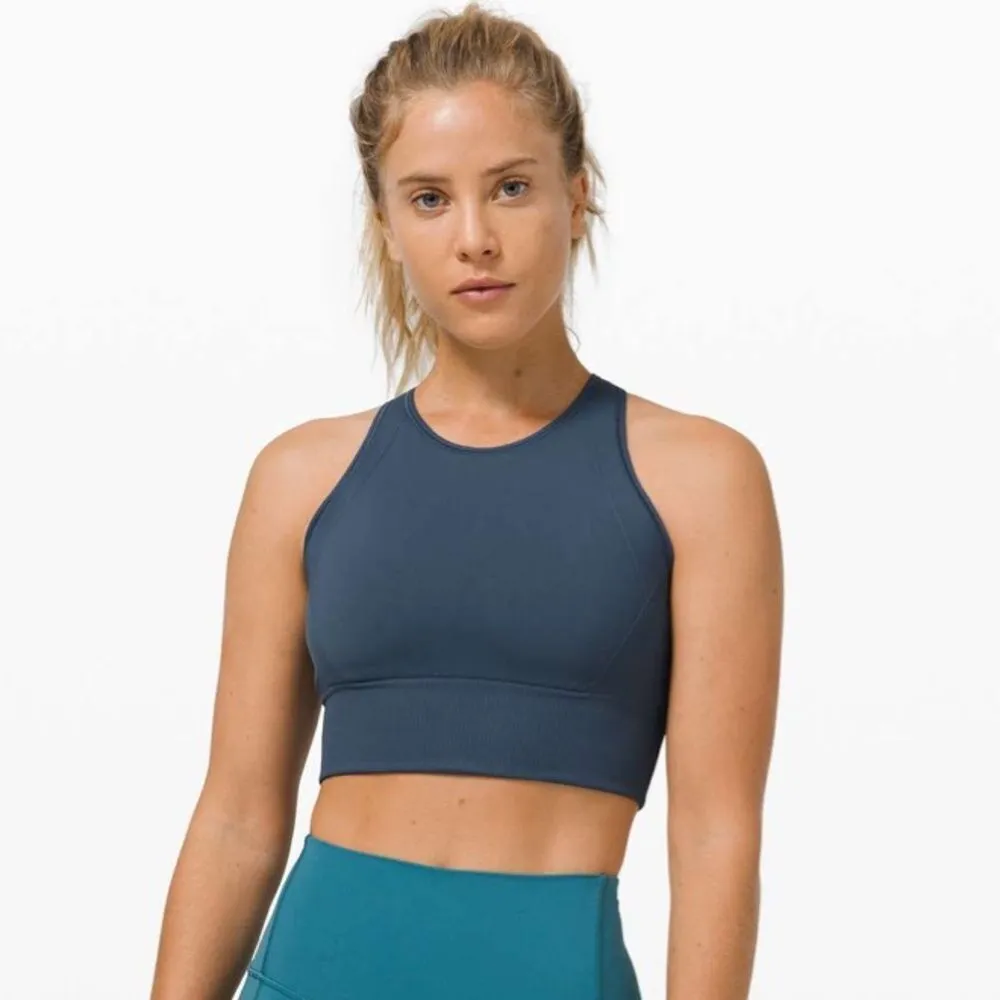 Lululemon Ebb to Train Bra *Medium Support, C/D Cup
Iron Blue - Image 3