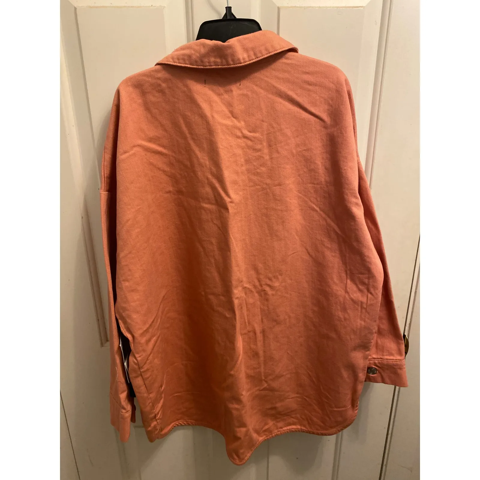 Brand New Black Tape Women's Size Large Soft Peach Cream Jacket Coat Pink - Image 5