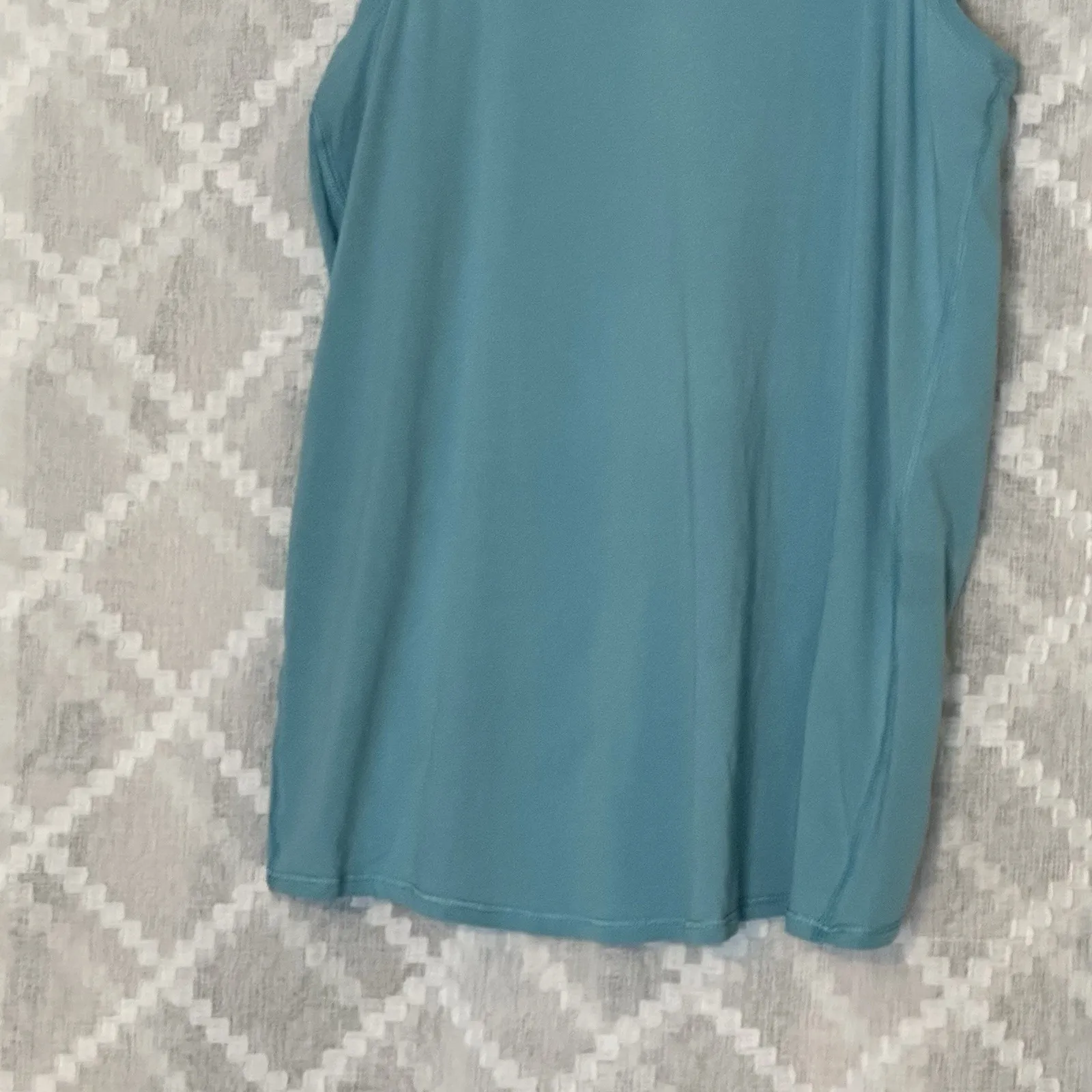 Lululemon All Tied‎ Up Split Back Athletic Tank Top Blue Medium - Image 4