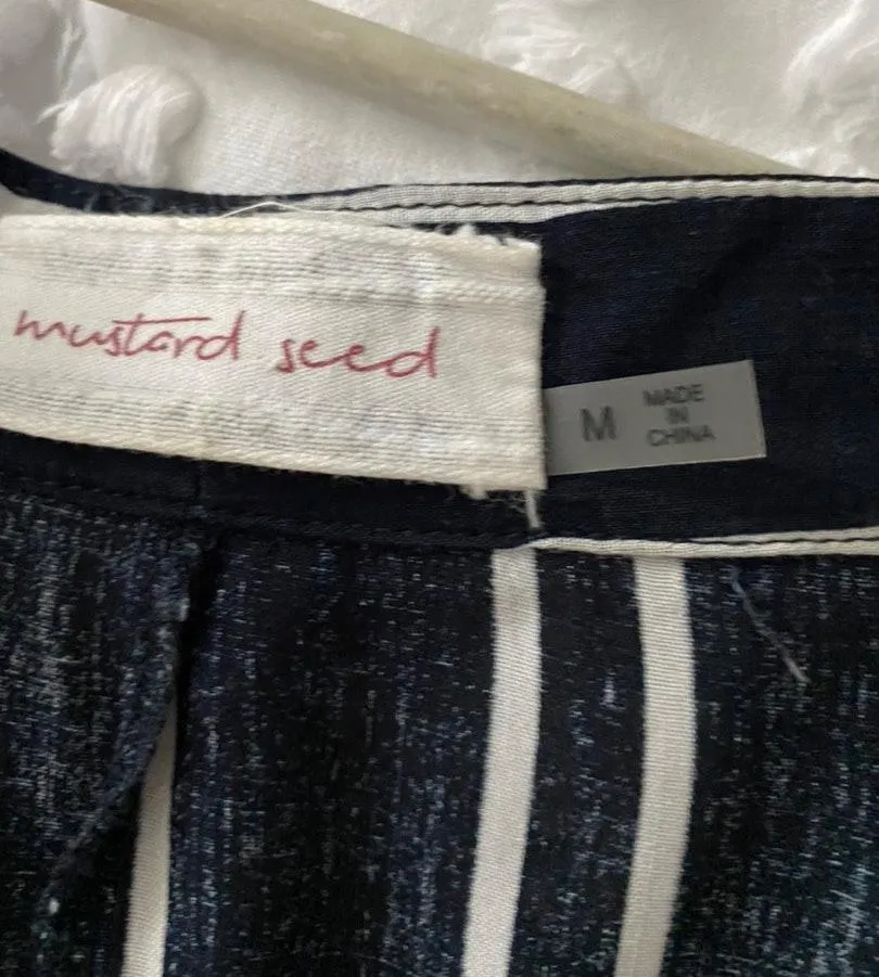 Rococo Navy And White Stripe Set - Image 4