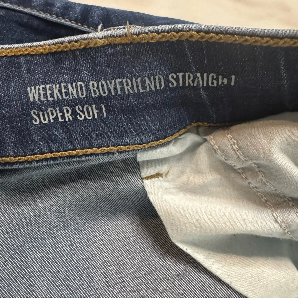 Torrid Weekend Boyfriend Straight Jean Super Soft Size 4 Short Pull On Stretch - Image 6