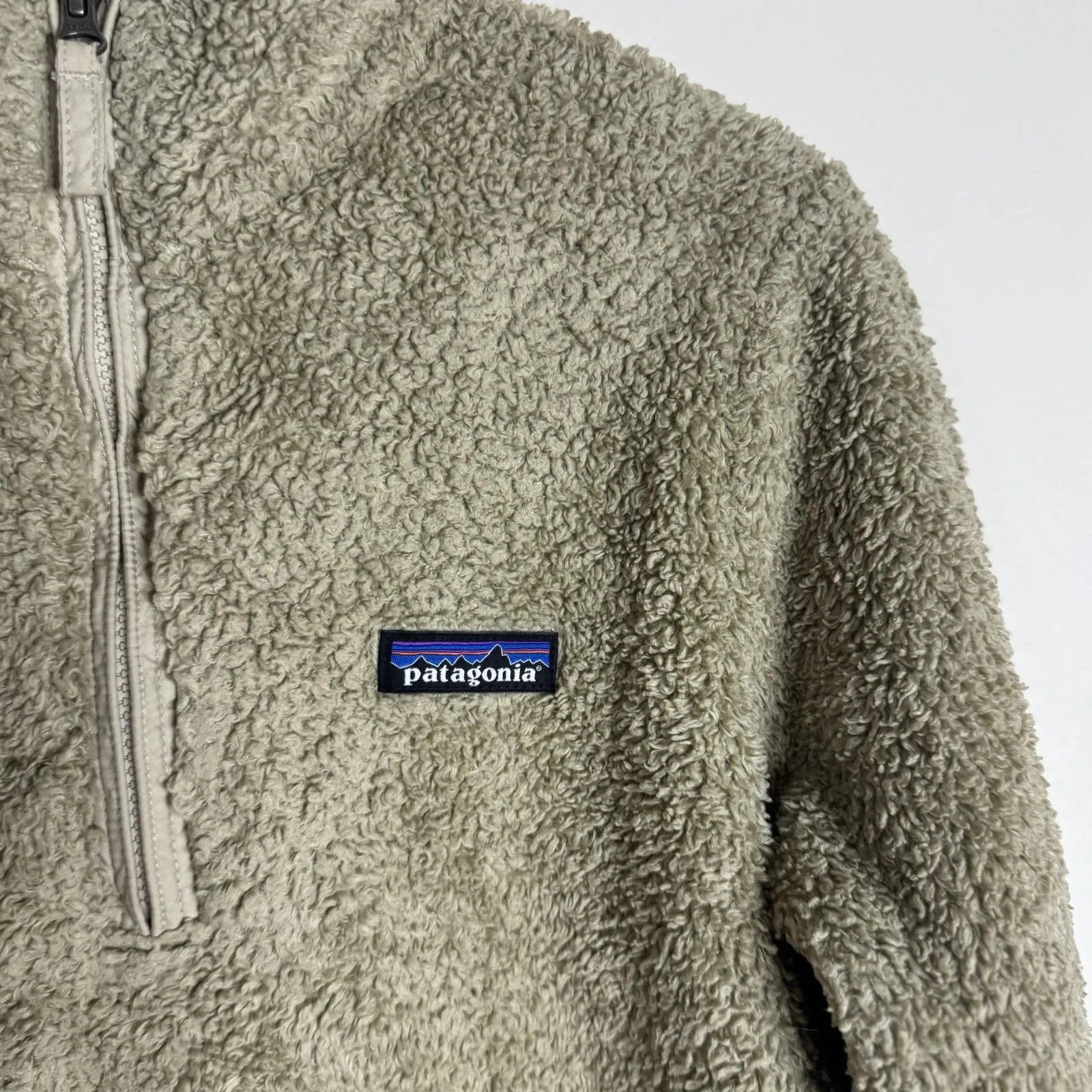 Patagonia Pullover Womens Medium Fleece Quarter Zip Retro Pile Outdoors Cozy - Image 2