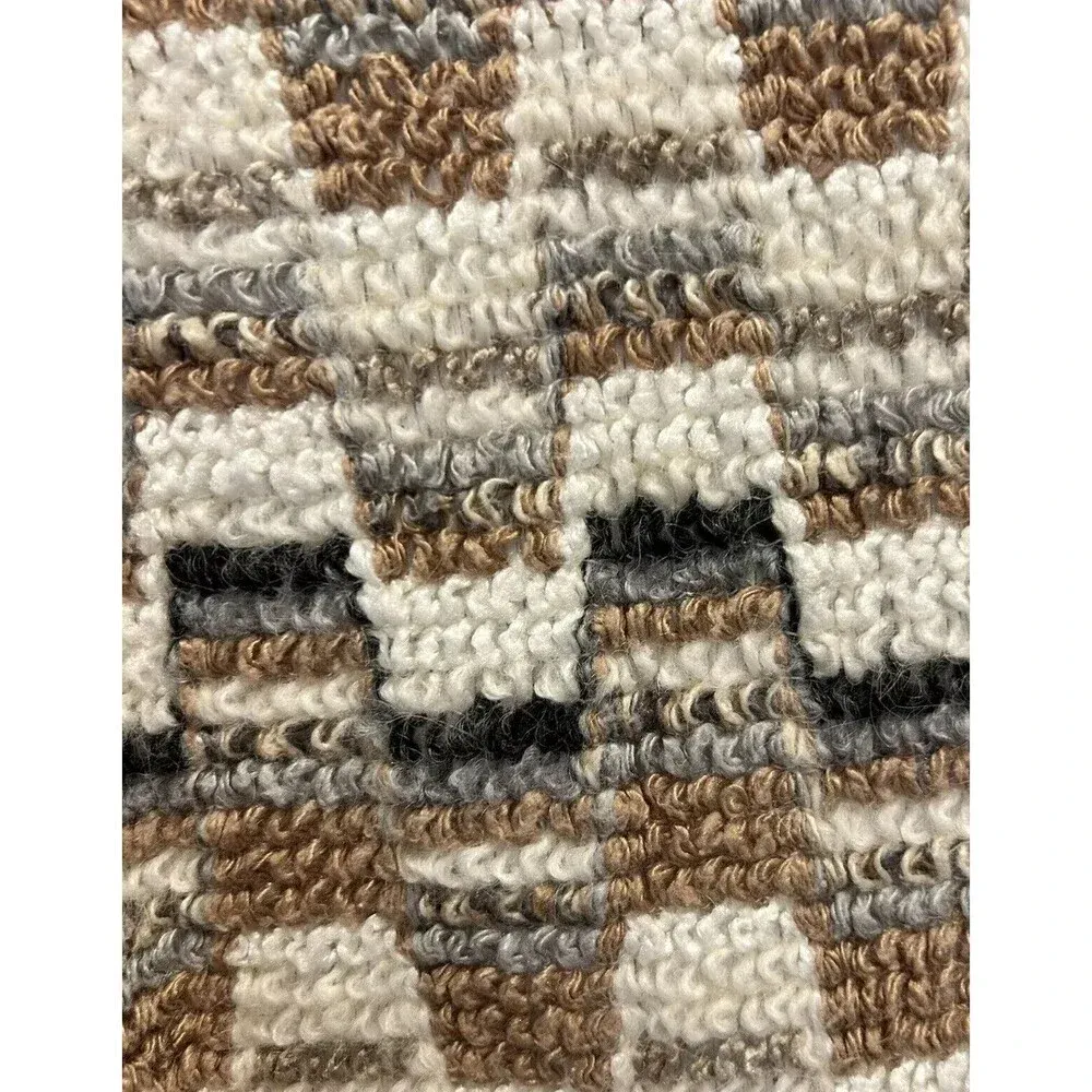 Donnkenny Jacket Women’s 12 Gray Beige Wool Blend Boucle Lined DK‎ Gold - Image 8