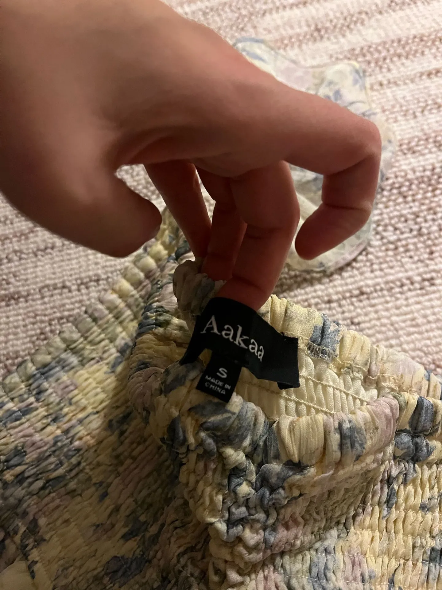 Yellow floral dress - Image 4