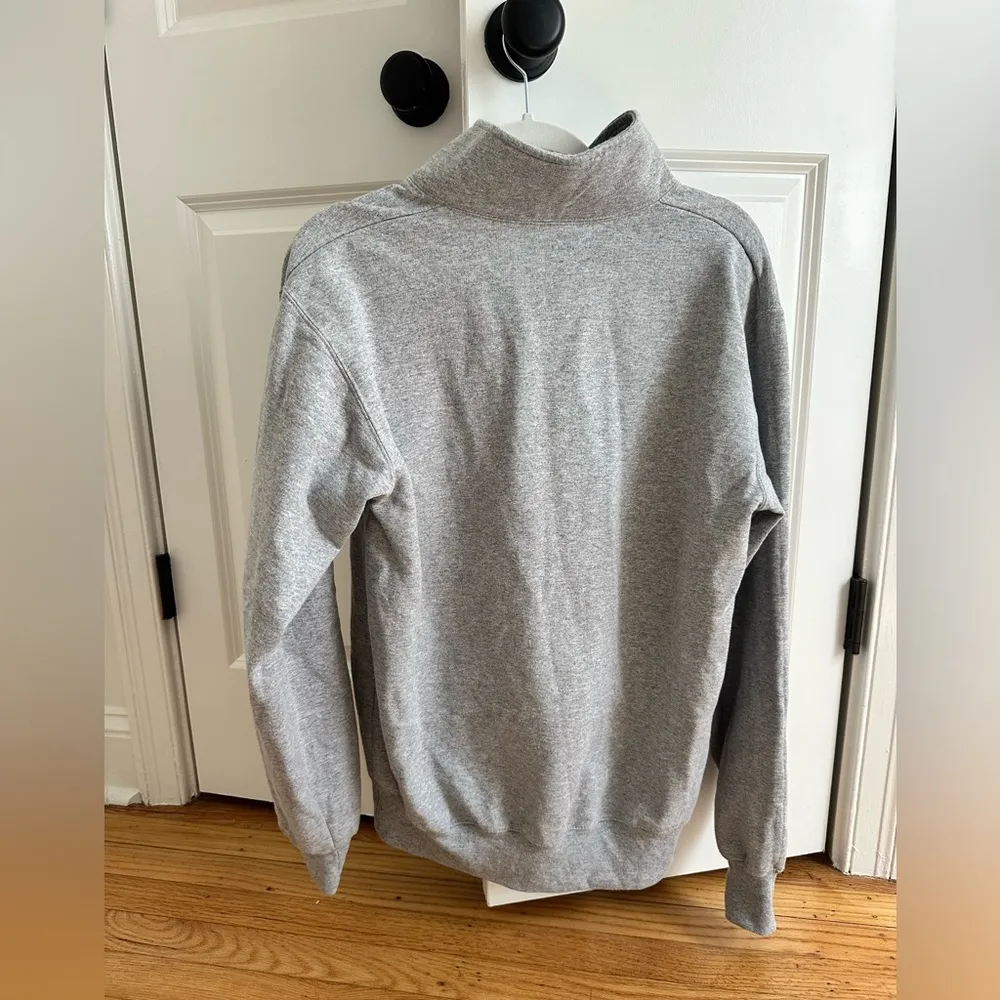 Clemson Tigers  Gray Quarter-Zip Sweatshirt Size Medium - Image 5