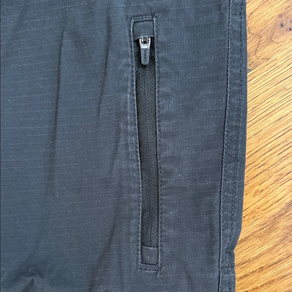 Vuori Ripstop Utility Pants Organic Cotton Black – Women’s Medium - Image 4