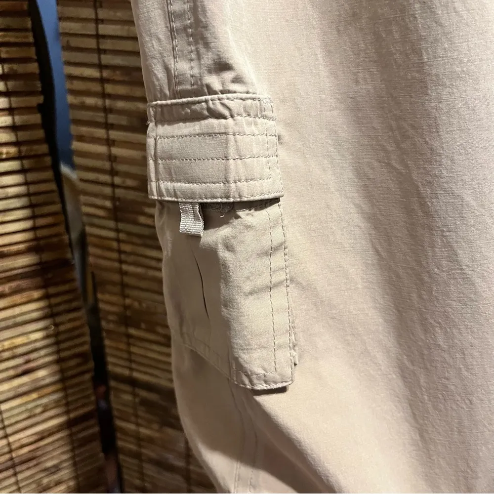 Catalina Tan Capris Versatile Cotton Blend - Image 3