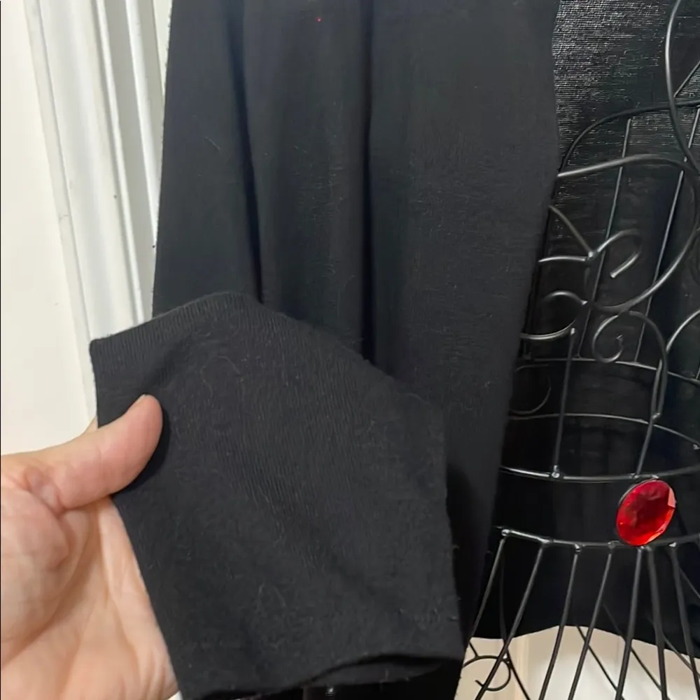 ❤️❤️❤️3 for 12$❤️❤️❤️Rafaella Black Open Front Cardigan—Large - Image 8