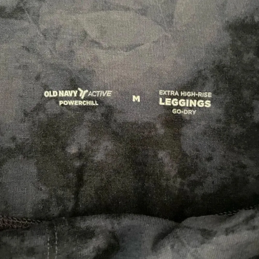 Old Navy Active Women’s Powerchill Camo Gray Cotton Blend Stretchy l SZ M # 1154 - Image 7