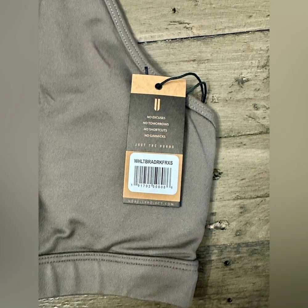 NWT NOBULL Women’s Matte High-Neck Sports Bra - XS - Dark Fallen Rock - Image 7