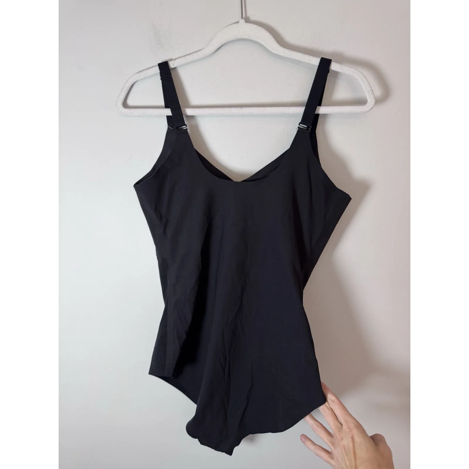 Honeylove Liftwear Cami Bodysuit Vamp Black Size L Shapewear NEW $99 Size L - Image 14