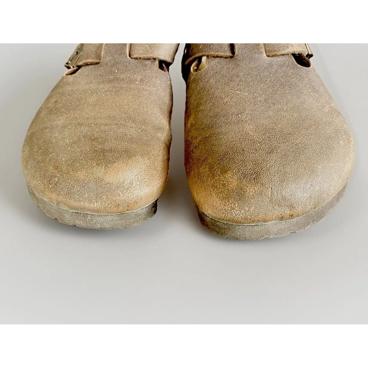 Birkenstock Mocha Narrow 39 European Size 8 Women’s Footbed Boston Clog EUC - Image 7