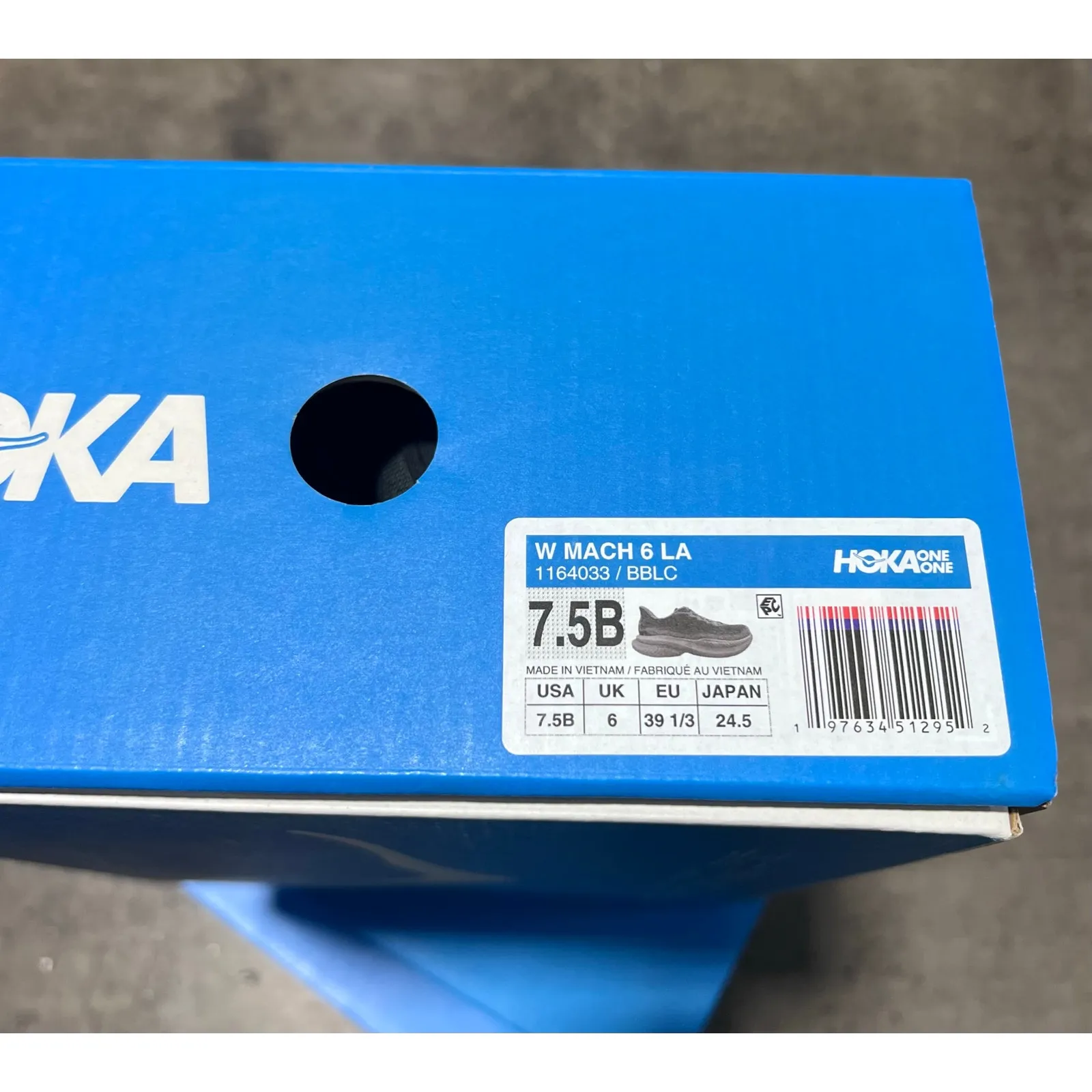 HOKA Mach 6 LA Womens 7.5B Running Shoes Lightweight Road Trainer New Box - Image 6