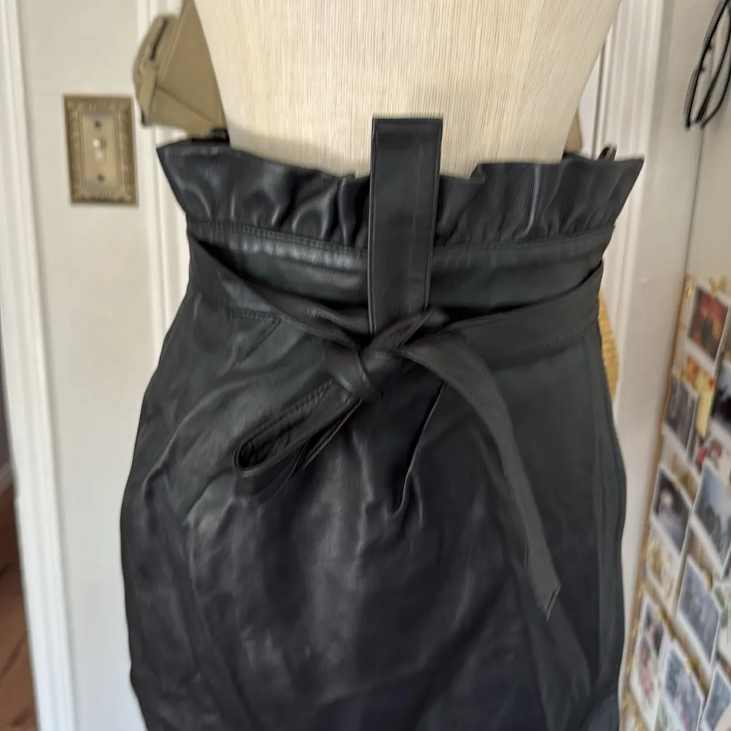 ba&sh jupe luna leather skirt - Image 10