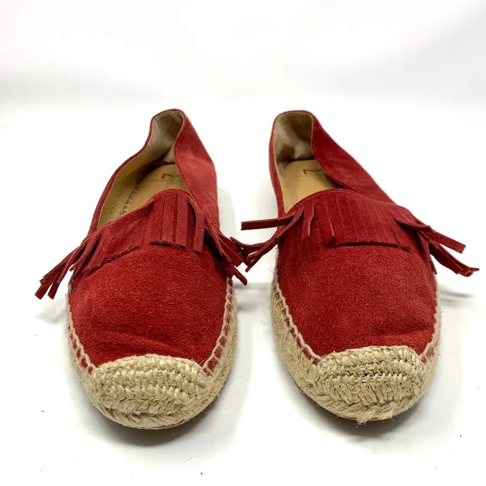 Marc Fisher  LTD Cathy‎ Fringe Espadrille Flat Red - Image 2