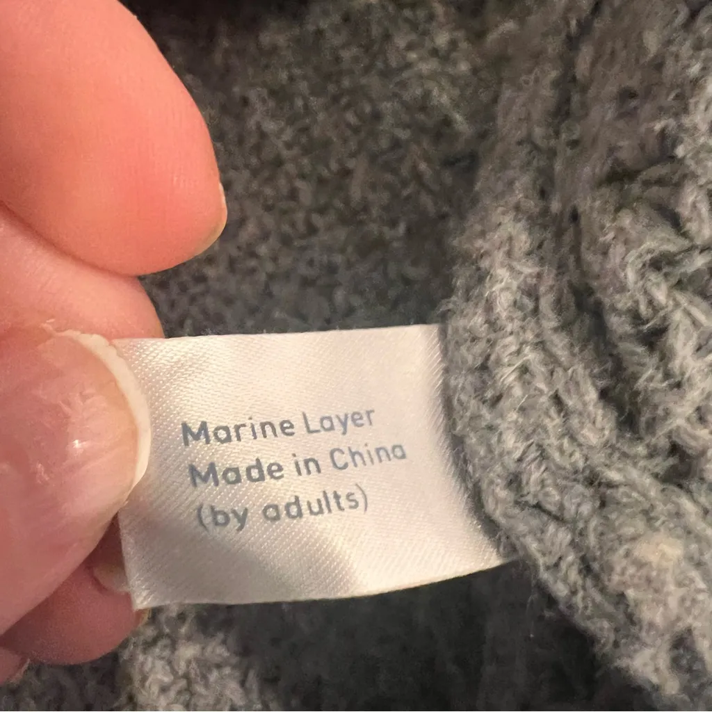 Marine Layer Light Gray Women's Sweater - Image 11