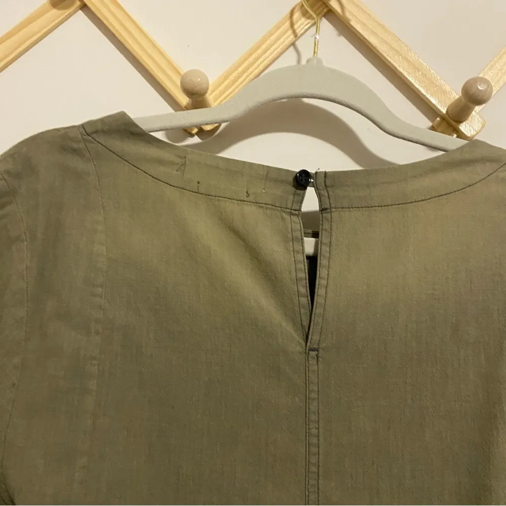 Isabel Marant Etoile Olive Green Wrap Dress size 38 - Image 9