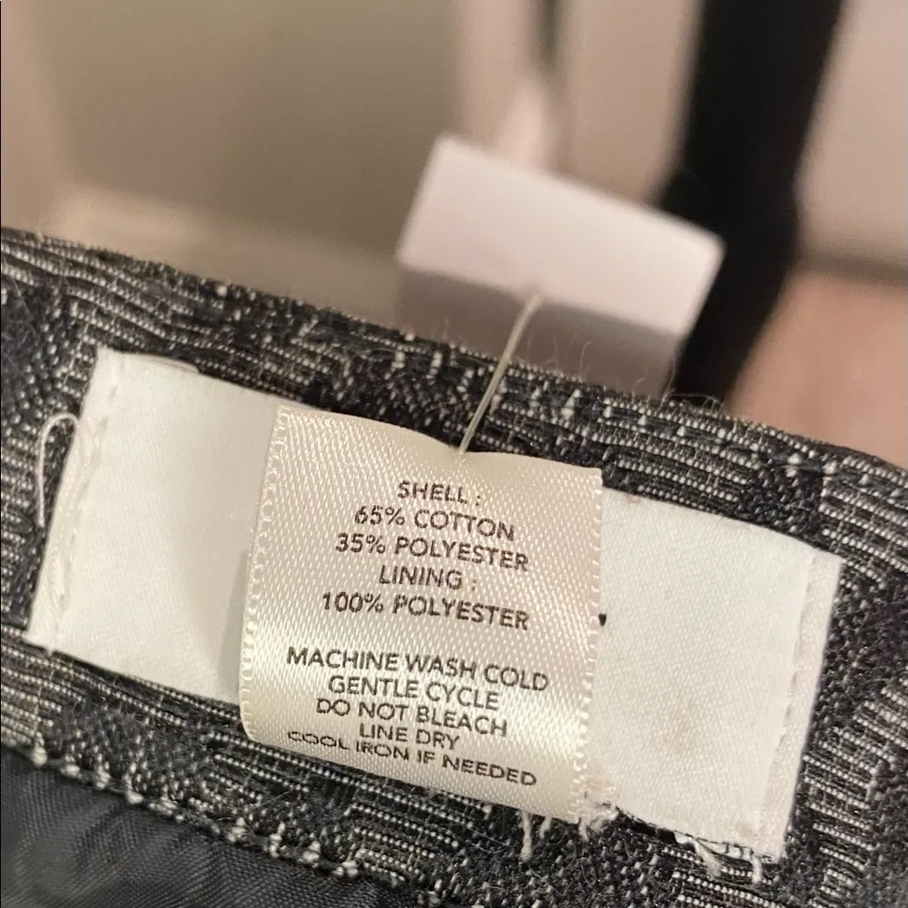 Ann Taylor Loft Black Gray Leopard Print Skirt Size 4 - Image 12