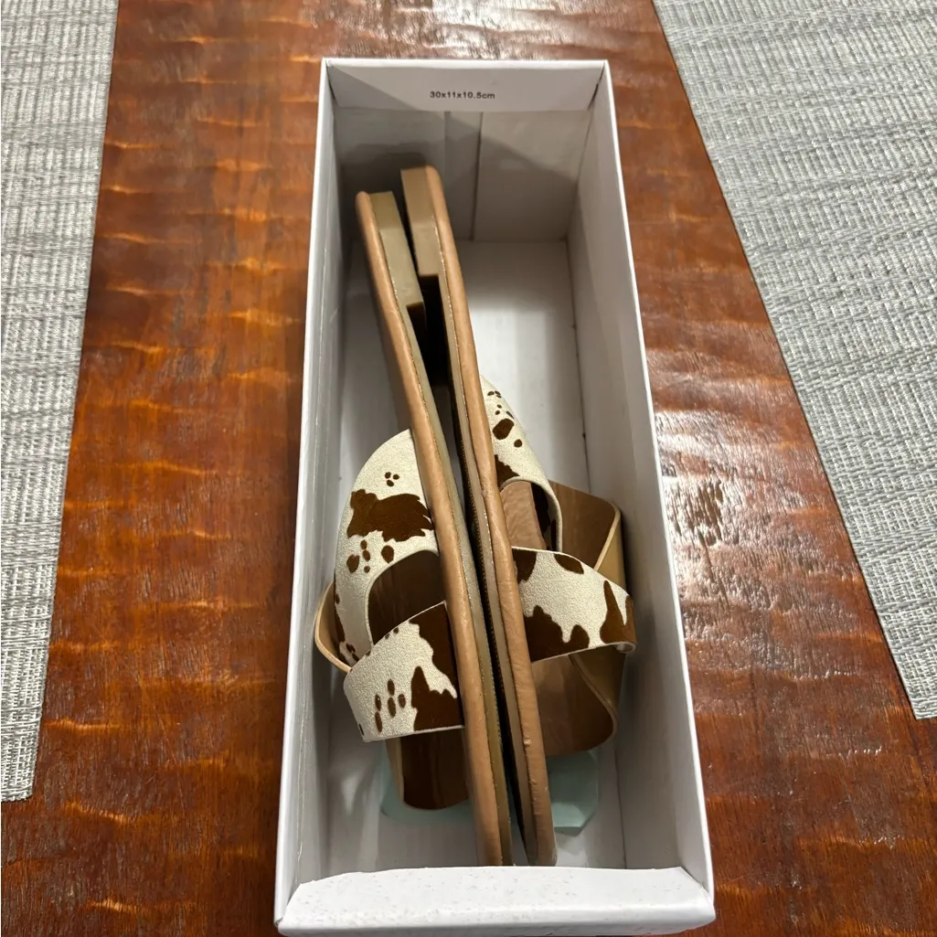 Cow Print Women's Sandals - Image 4