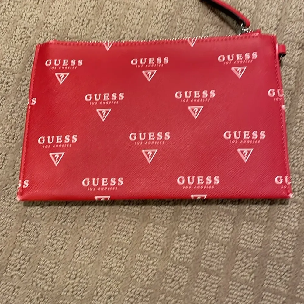 Guess Red Logo Wristlet - Image 2