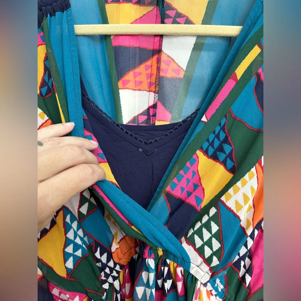 Anthropologie Maeve Geo-Printed Dress Women’s Size 2 XS - Image 5