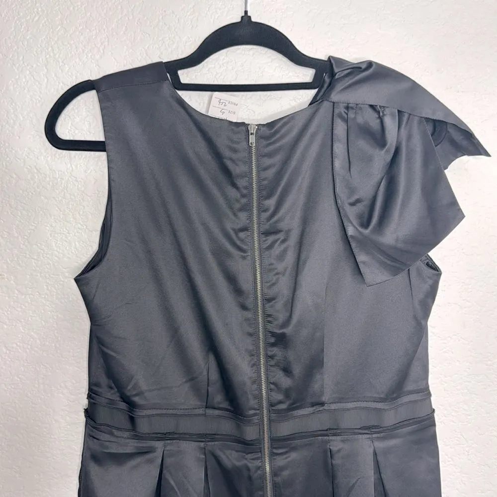 SIMPLY VERA VERA WANG Ladies Silky Little Black Dress Sleeveless - Image 8