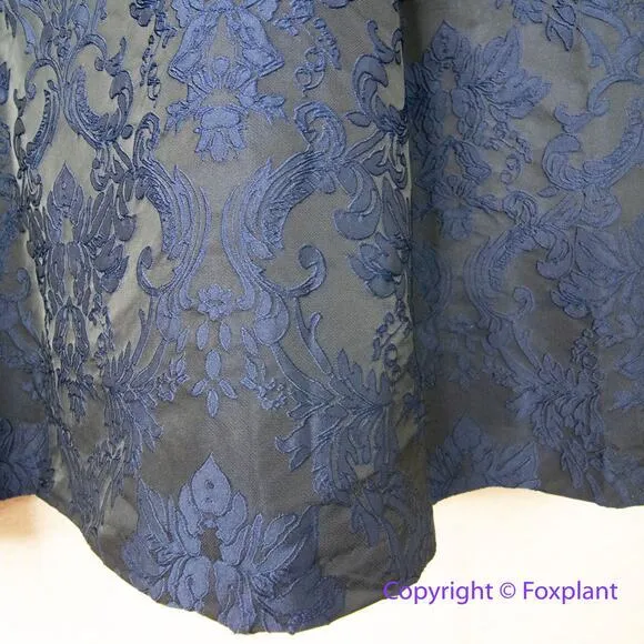 New! City Chic Ornate Dress in black lace and navy jacquard,‎ plus size 24 - Image 9