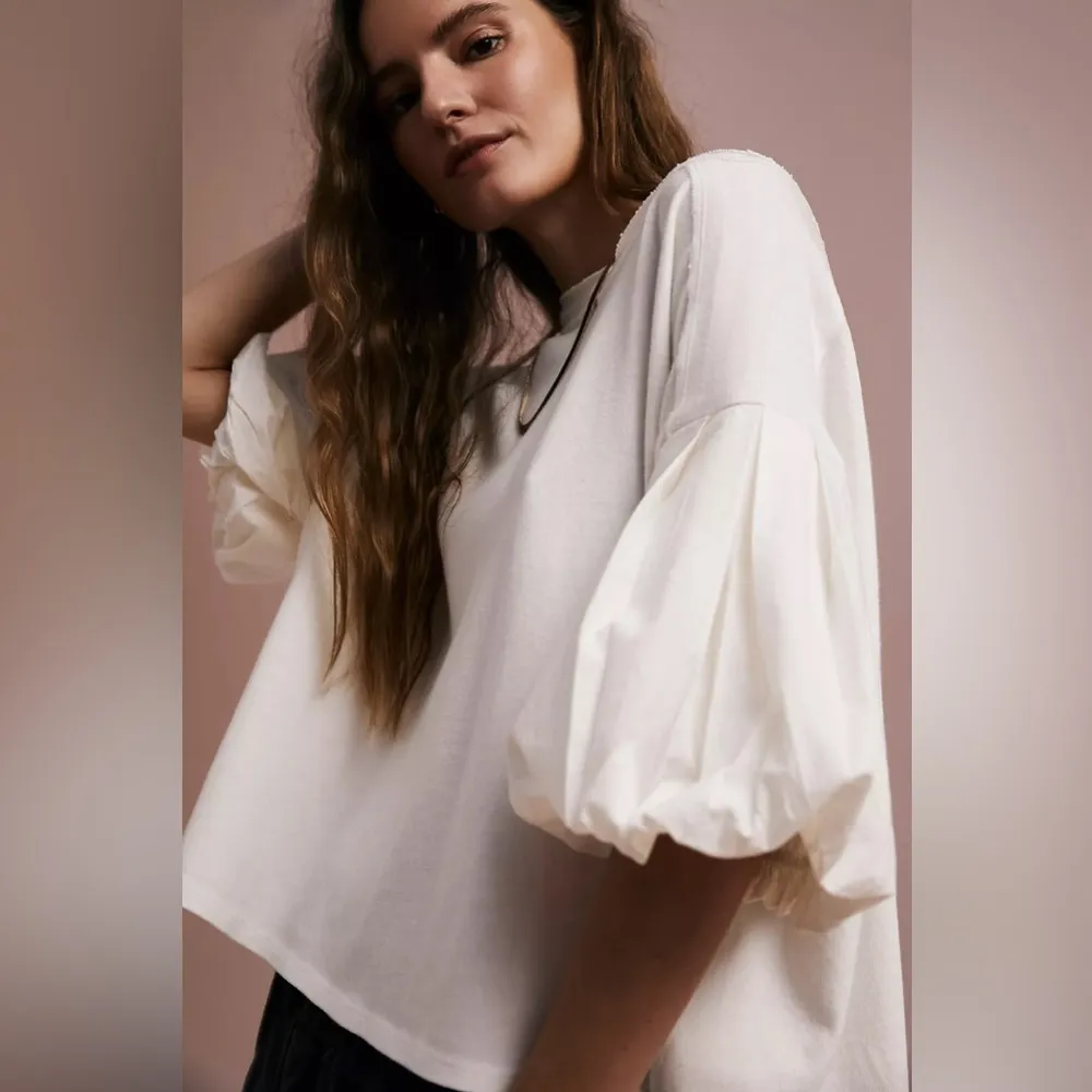 FREE PEOPLE Blossom White Blouse XS - Image 3