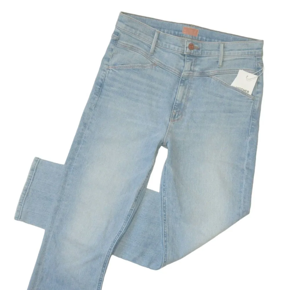 NWT Mother Dazzler Yoke Front Ankle in Lots Of Free Hugs Straight Jeans 31 - Image 2