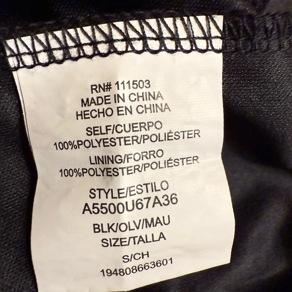 Lily Rose Black Dress with Pink and Yellow Floral Accents - Image 8