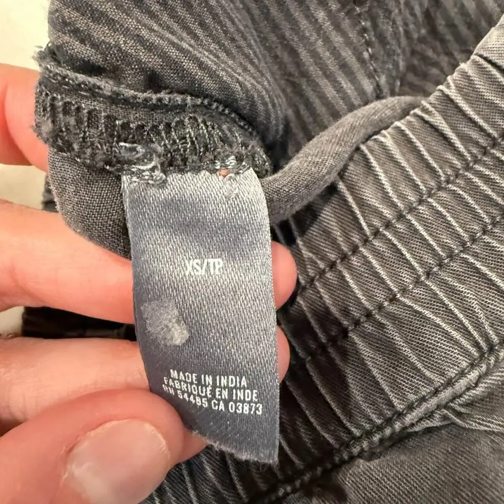 Aerie American Eagle Pull On Frayed Hem Shorts Women’s XS Charcoal Gray Cutoff - Image 6