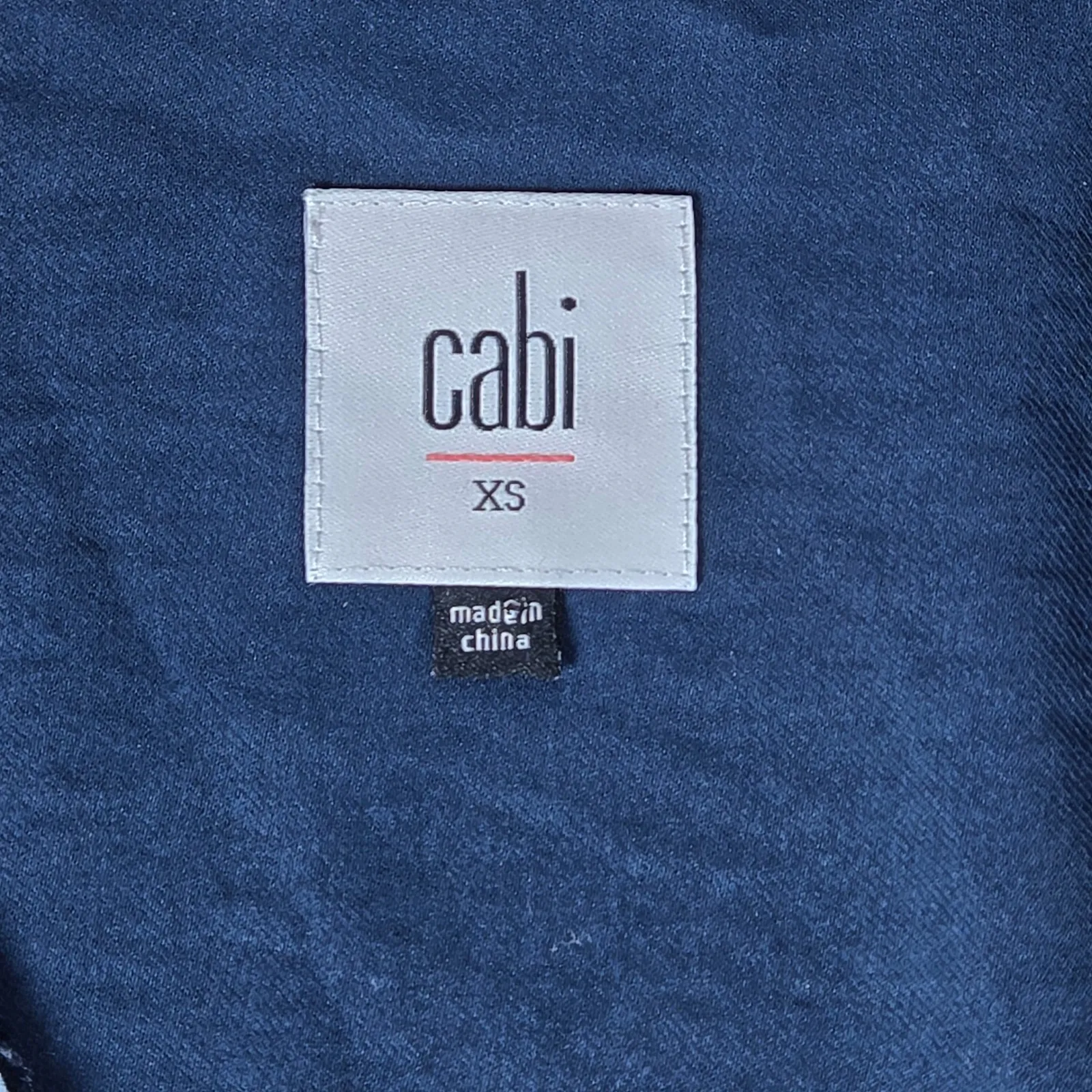 Cabi Women Dress XS Blue Floral‎ Print Long Sleeve V Neck Shift - Image 4