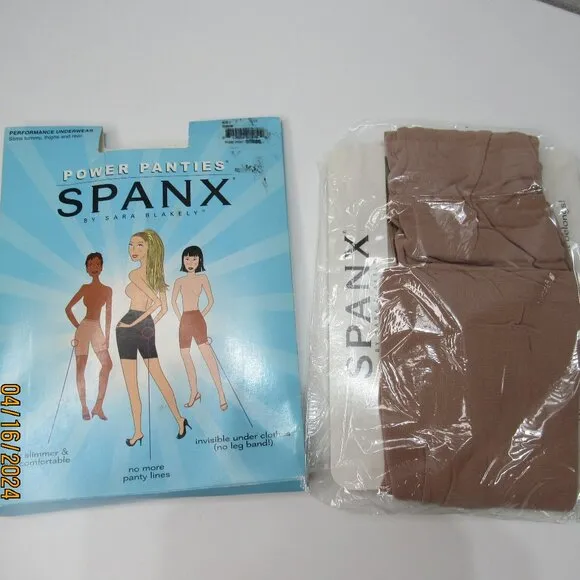 New SPANX BY SARA BLAKELY Power Panties Underwear Hosiery shaper Bare size F - Image 2