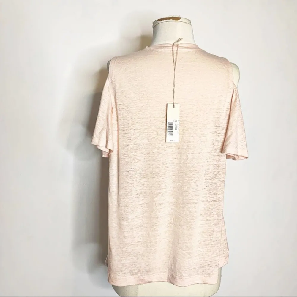 NWT Rebecca Taylor cold shoulder jersey top - Image 5