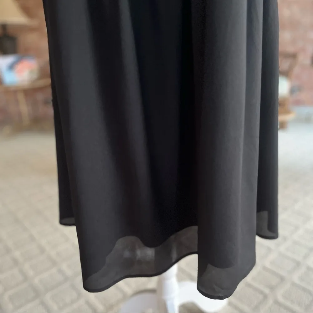 Torrid Dress Empire Waist Black Swing Tie Back Fit & Flare Sleeveless Party 24 - Image 8