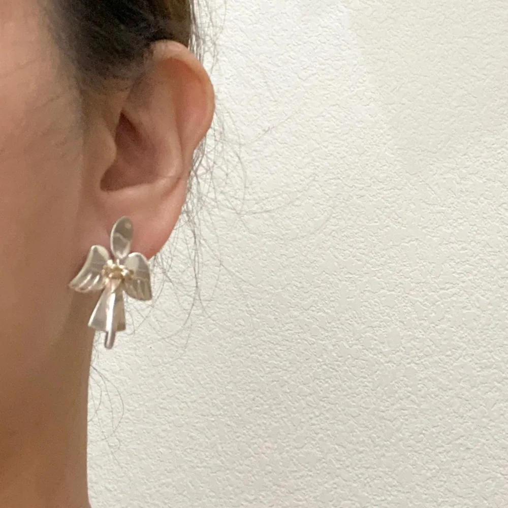 Southern Sterling Silver 2-tone Angel Earrings - Image 6