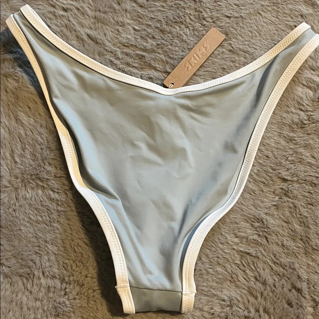 NWT SKIMS Sporty Zipper Swim Bikini Bottom - Image 7