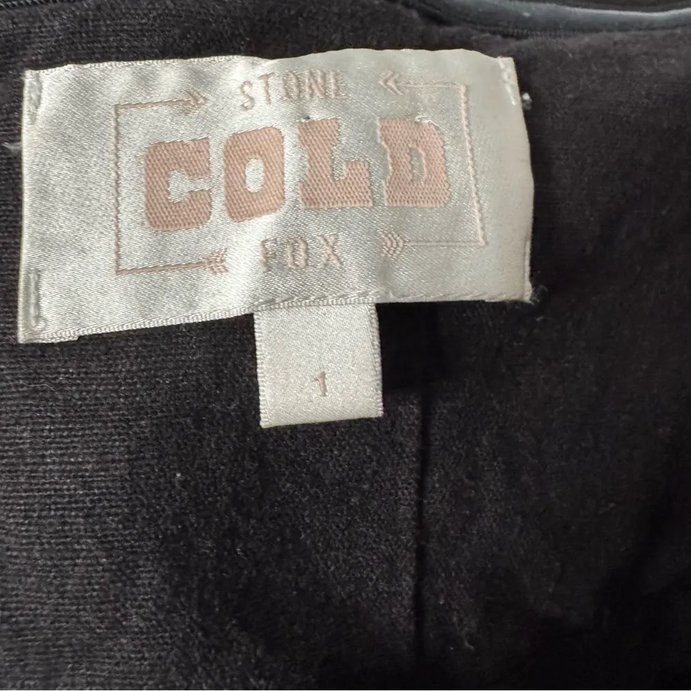 Stone Cold Fox Naples Black Strapless Jumpsuit Size 1 S Linen Tassel Fitted Chic - Image 9