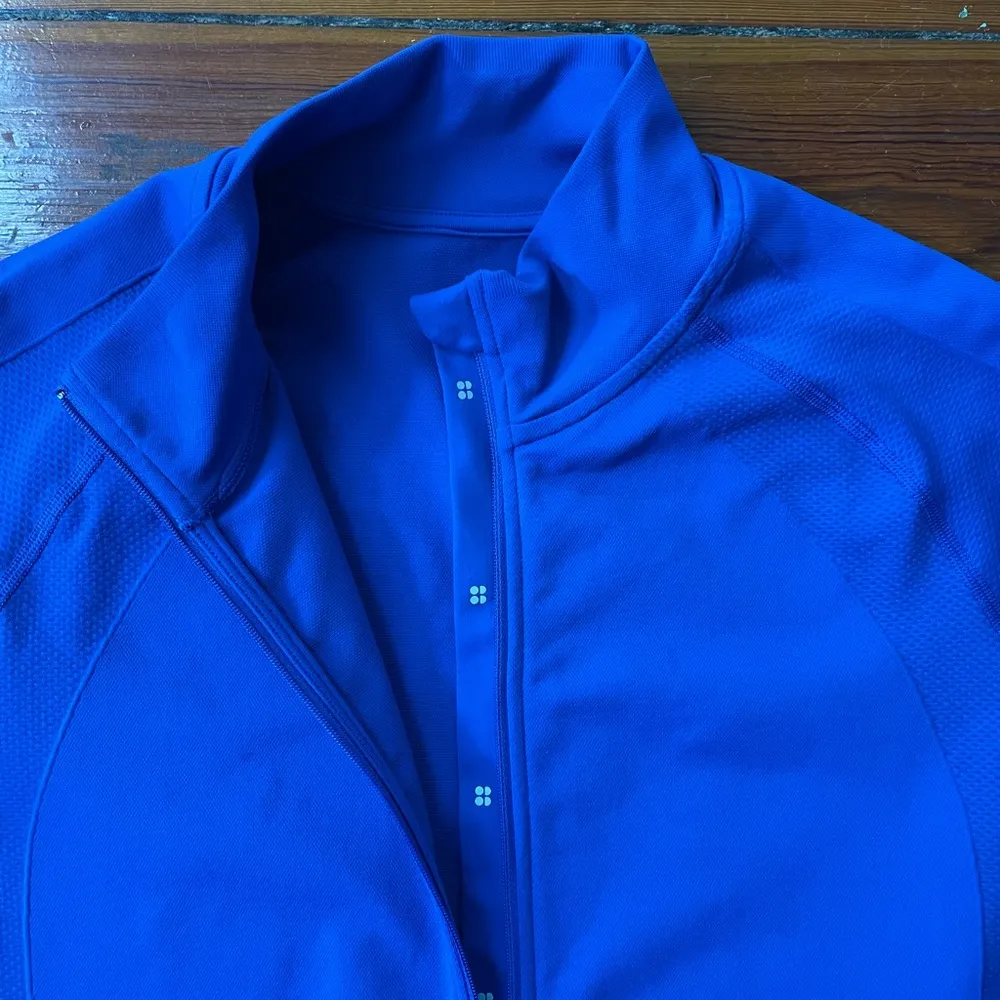 Sweaty Betty Athlete Doubleweight Seamless Workout Zip Up Jacket- Sz 12 🧡🎀 - Image 10