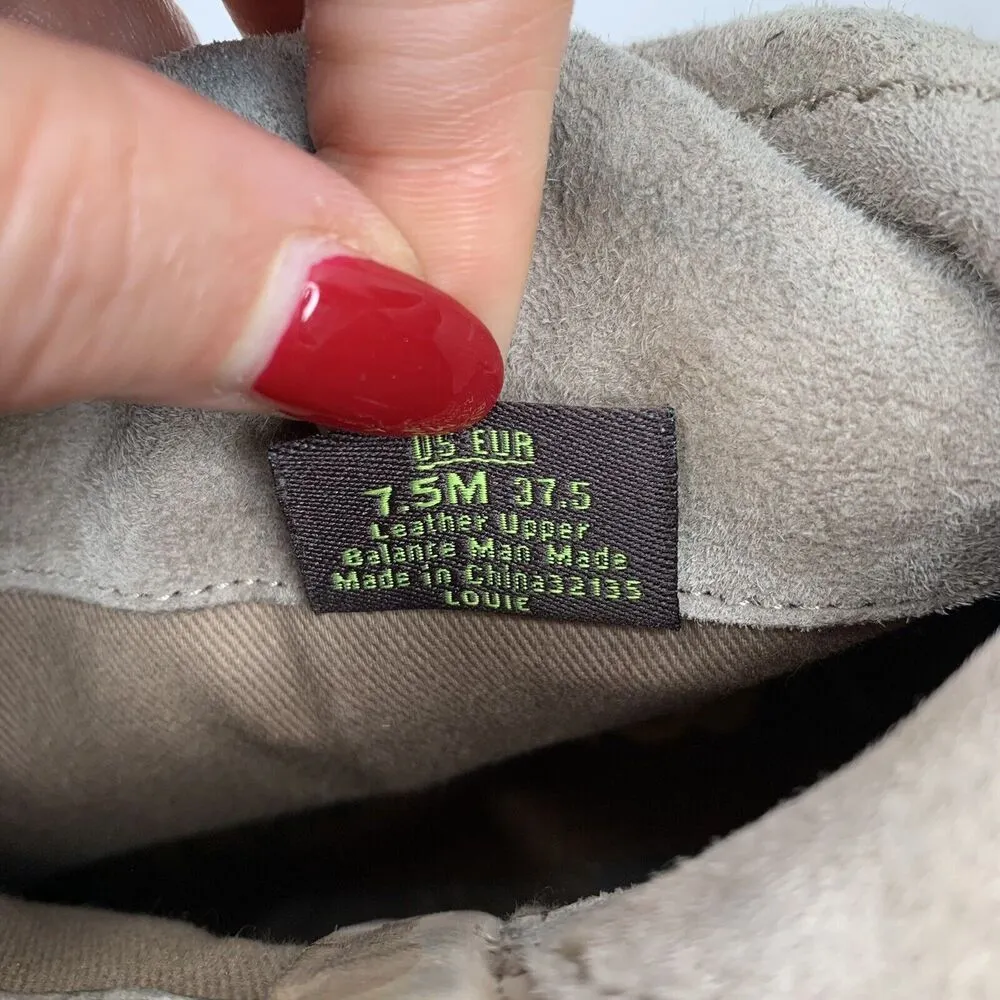 Sam Edelman Size 7.5 Louie Ankle Bootie Distressed Suede Leather Fringe Women's - Image 4