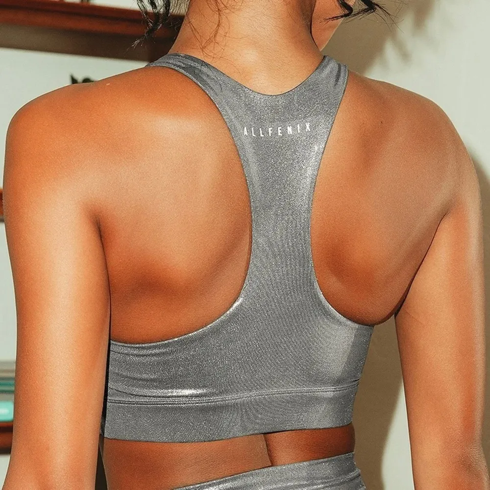 NWT Anthropologie All Fenix Liquid Leopard Forest Green High-Impact Sports Bra - Image 5